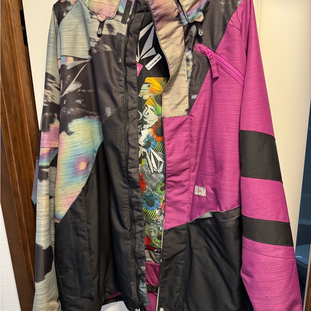 Colorful Patterned Jacket - image 1